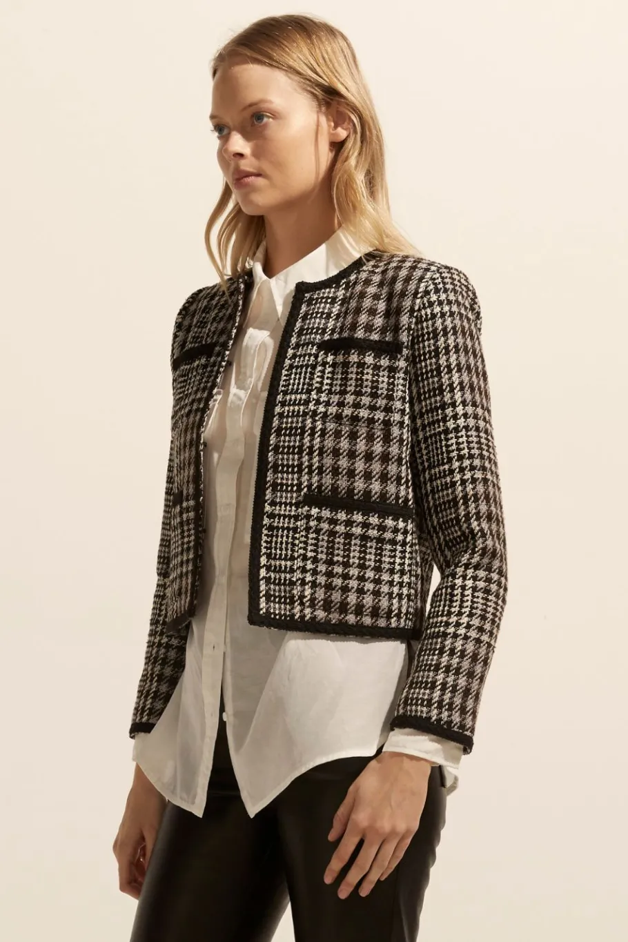 Patron Jacket-Check Boucle|zoe kratzmann Online