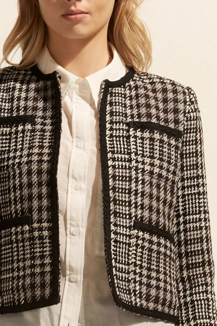 Patron Jacket-Check Boucle|zoe kratzmann Online