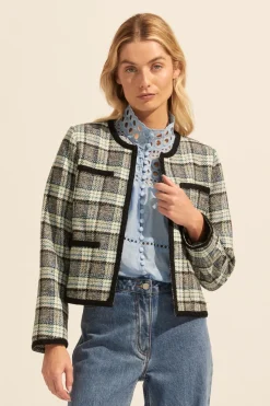 Patron Jacket-Green Check|zoe kratzmann Hot