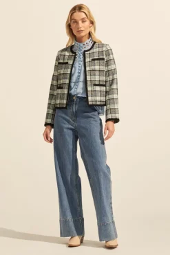 Patron Jacket-Green Check|zoe kratzmann Hot