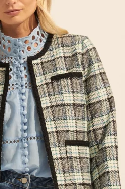 Patron Jacket-Green Check|zoe kratzmann Hot