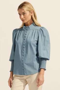 Pier Top-Chambray|zoe kratzmann Best