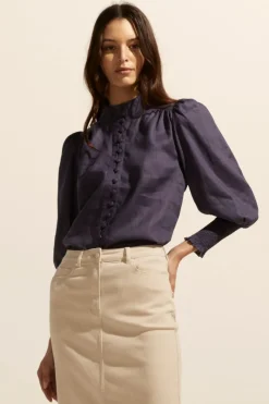 Pier Top-Indigo|zoe kratzmann Hot
