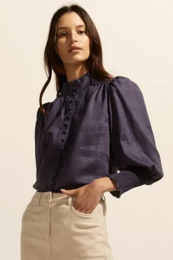 Pier Top-Indigo|zoe kratzmann Hot