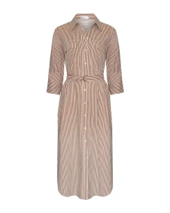 Pinpoint Dress-Cafe Stripe|zoe kratzmann Hot