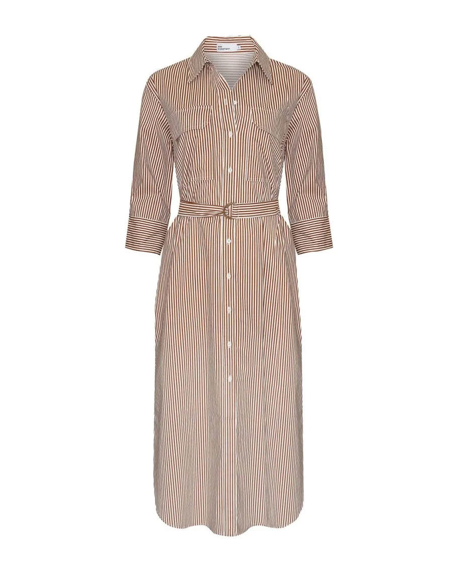 Pinpoint Dress-Cafe Stripe|zoe kratzmann Hot