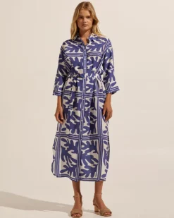 Pinpoint Dress-Frond Wave|zoe kratzmann Discount