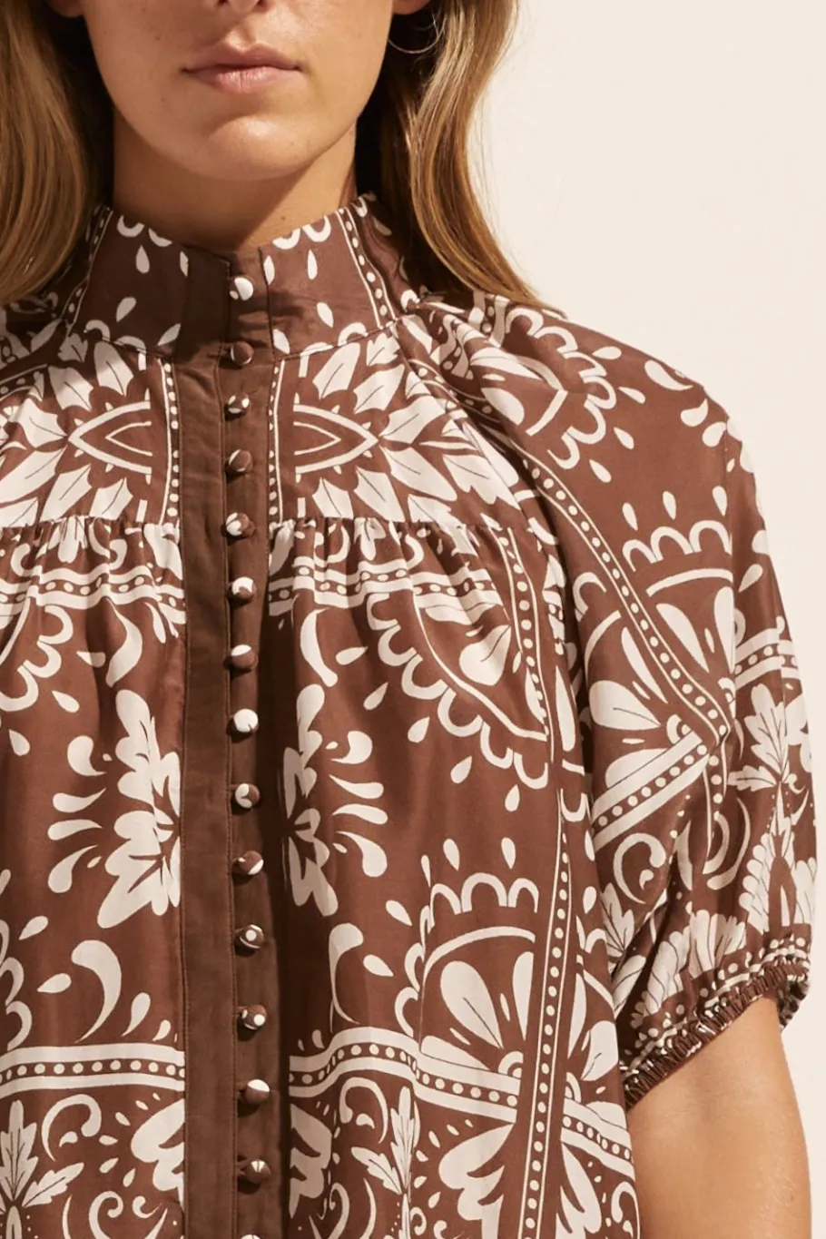 Pivot Dress-Choc Mosaic|zoe kratzmann Best
