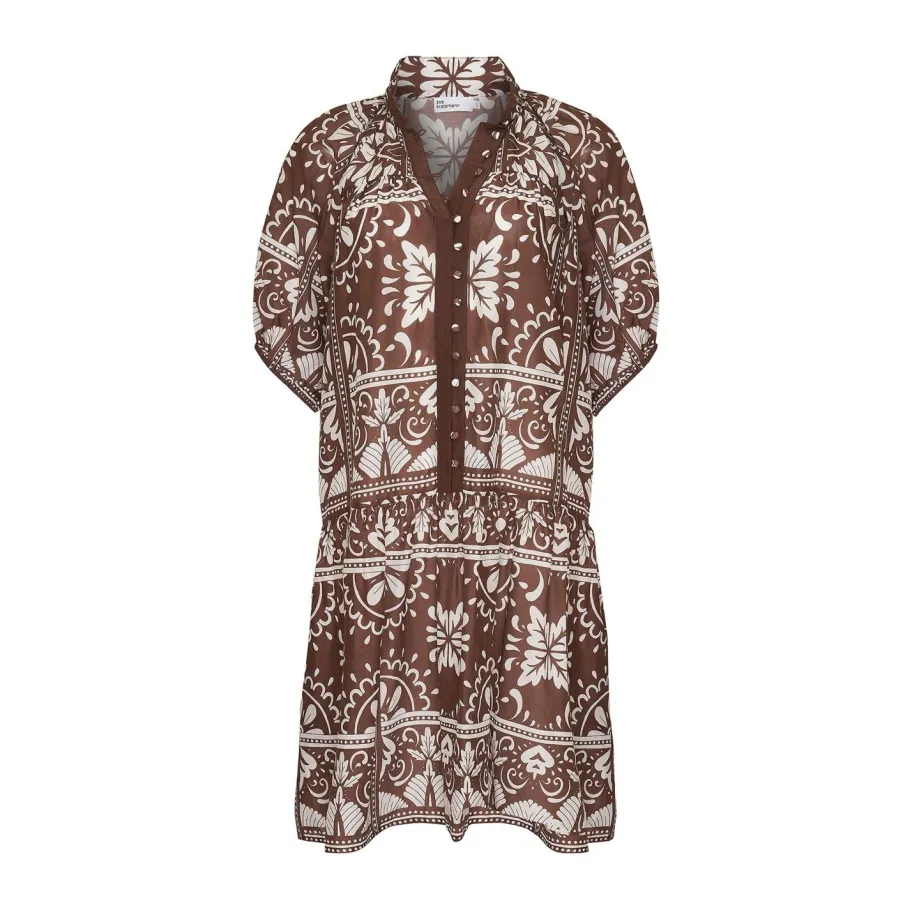 Pivot Dress-Choc Mosaic|zoe kratzmann Best