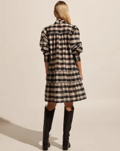 Prowess Dress-Black/Ecru Check|zoe kratzmann Best