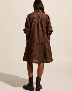 Prowess Dress-Toast Leopard|zoe kratzmann Discount