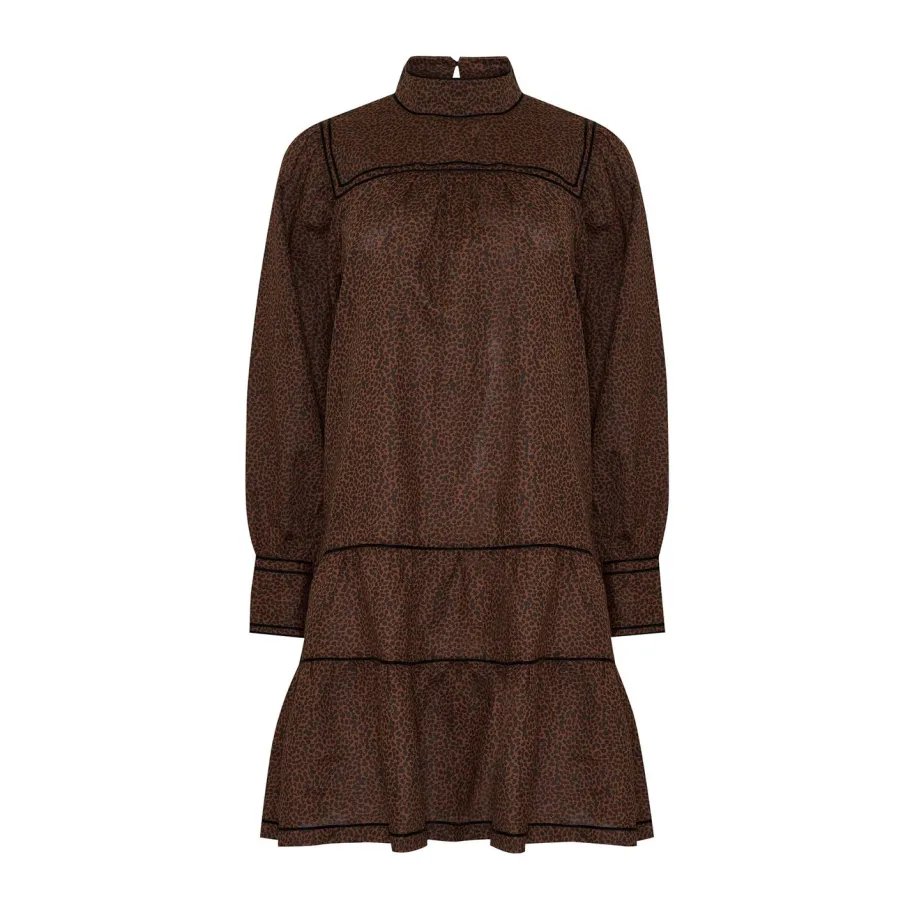 Prowess Dress-Toast Leopard|zoe kratzmann Discount