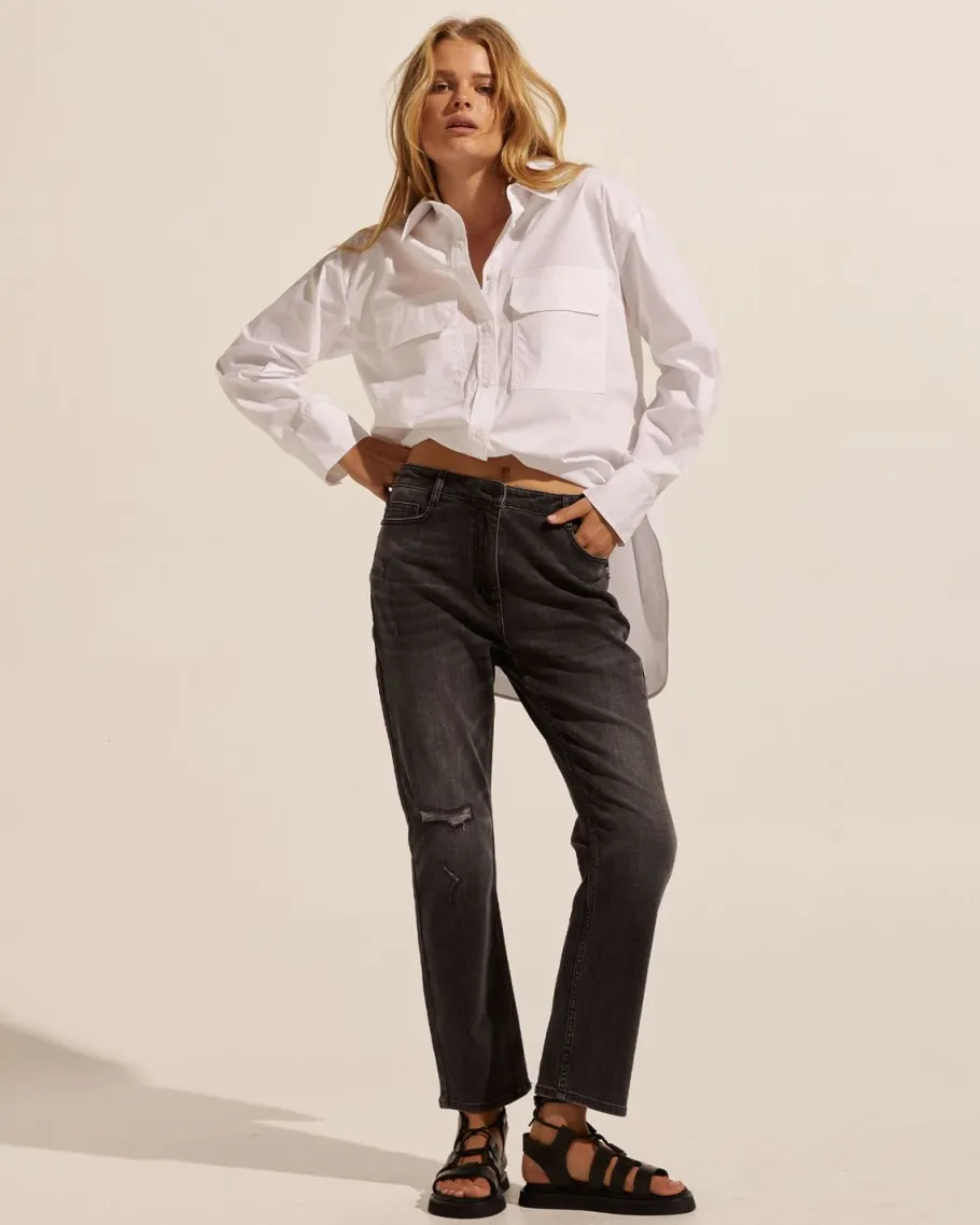 React Jean-Distressed Black|zoe kratzmann Discount