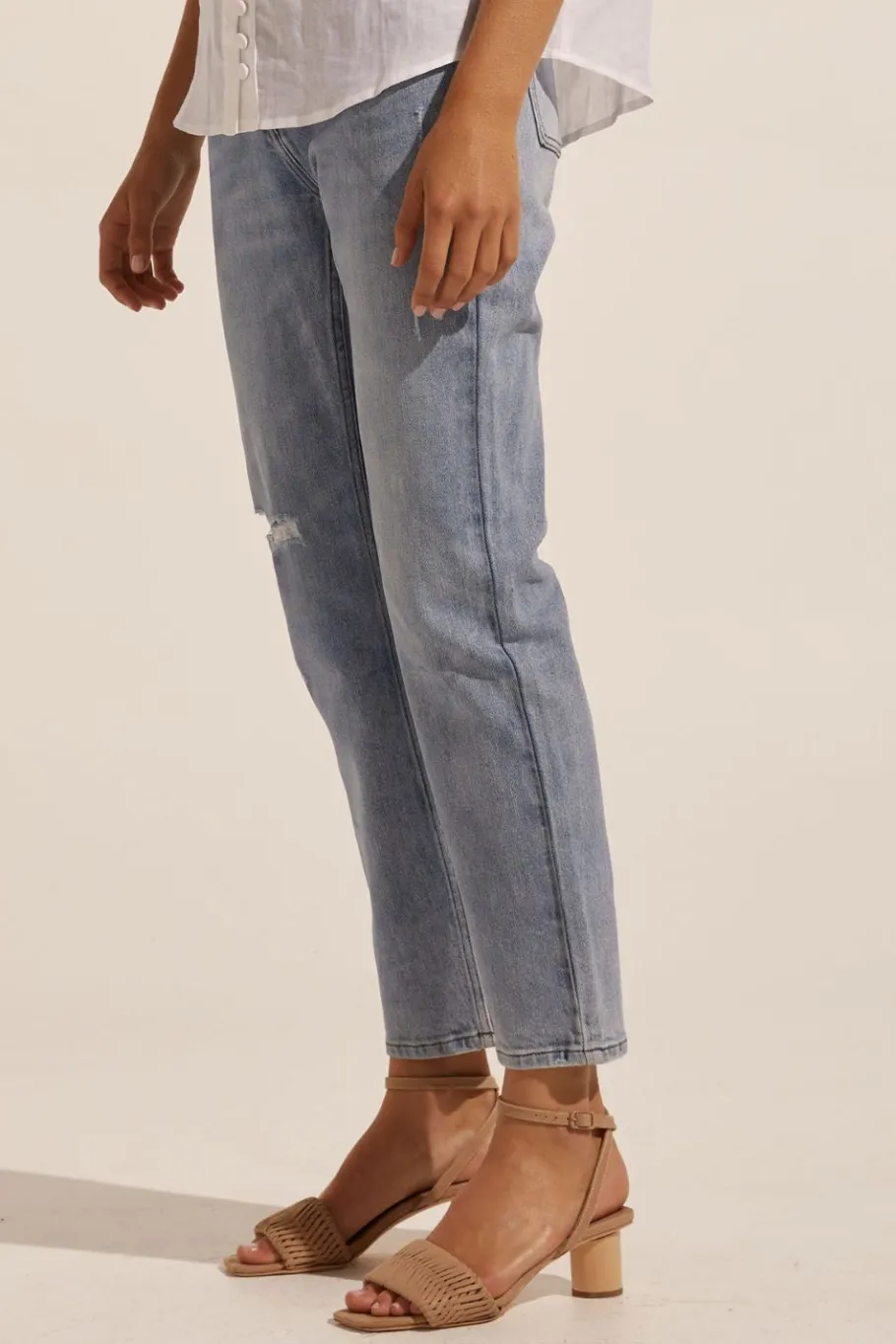 React Jean-Distressed Denim|zoe kratzmann Sale