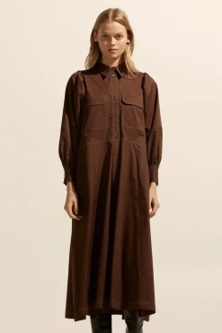 Recess Dress-Chocolate|zoe kratzmann