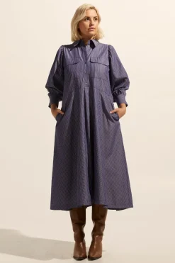 Recess Dress-Yale Stripe|zoe kratzmann Outlet