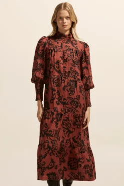 Recruit Dress-Clay Floral|zoe kratzmann Clearance