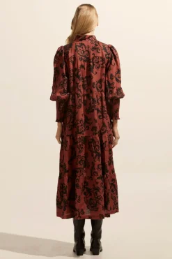 Recruit Dress-Clay Floral|zoe kratzmann Clearance