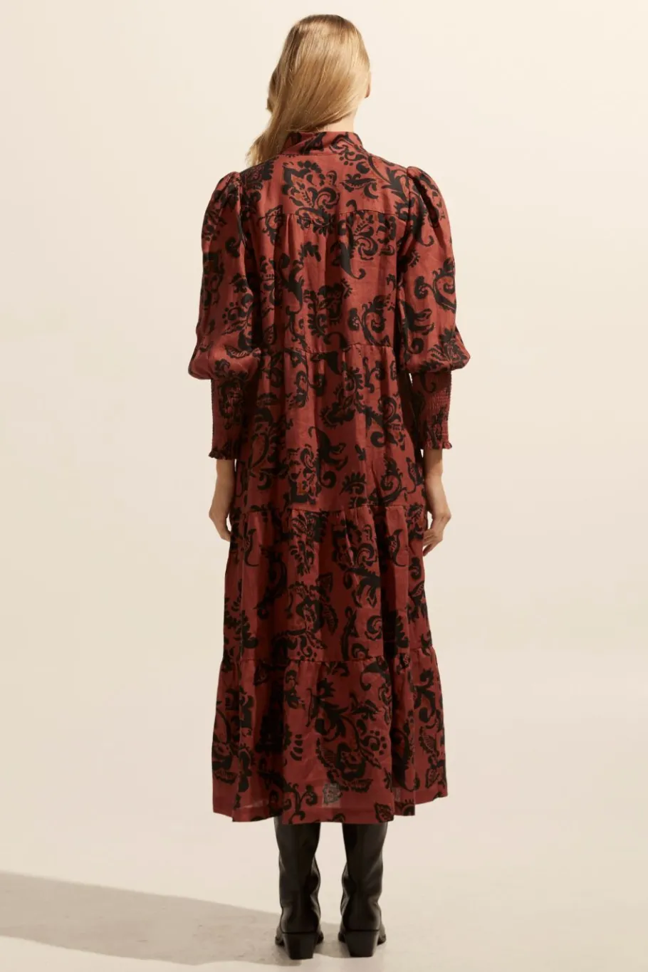Recruit Dress-Clay Floral|zoe kratzmann Clearance