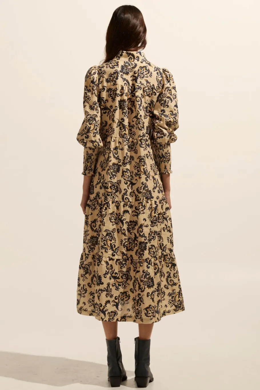 Recruit Dress-Ochre Floral|zoe kratzmann Sale