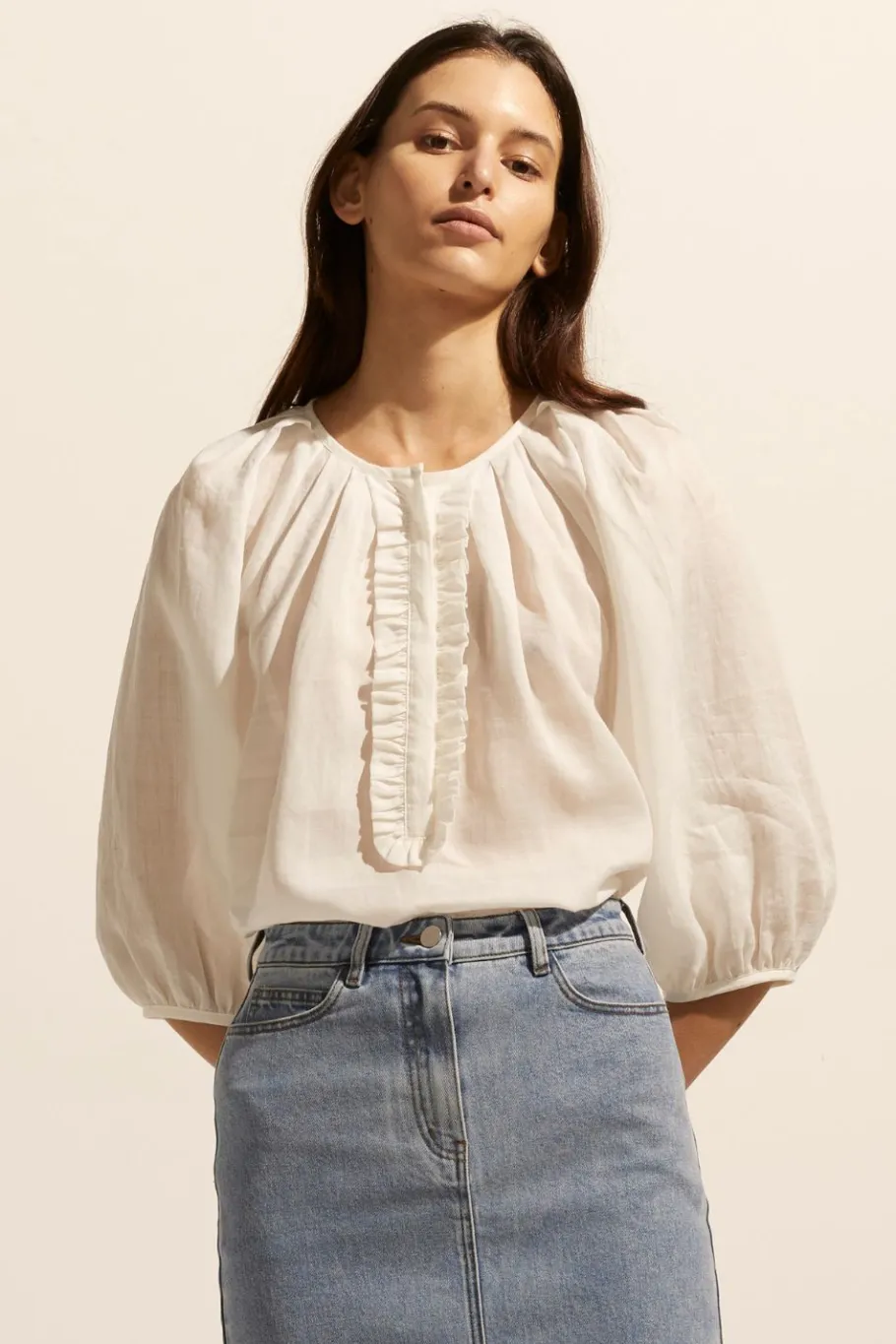 Refine Top-Cream|zoe kratzmann Online