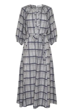 Regard Dress-Ink/Porcelain Check|zoe kratzmann Sale