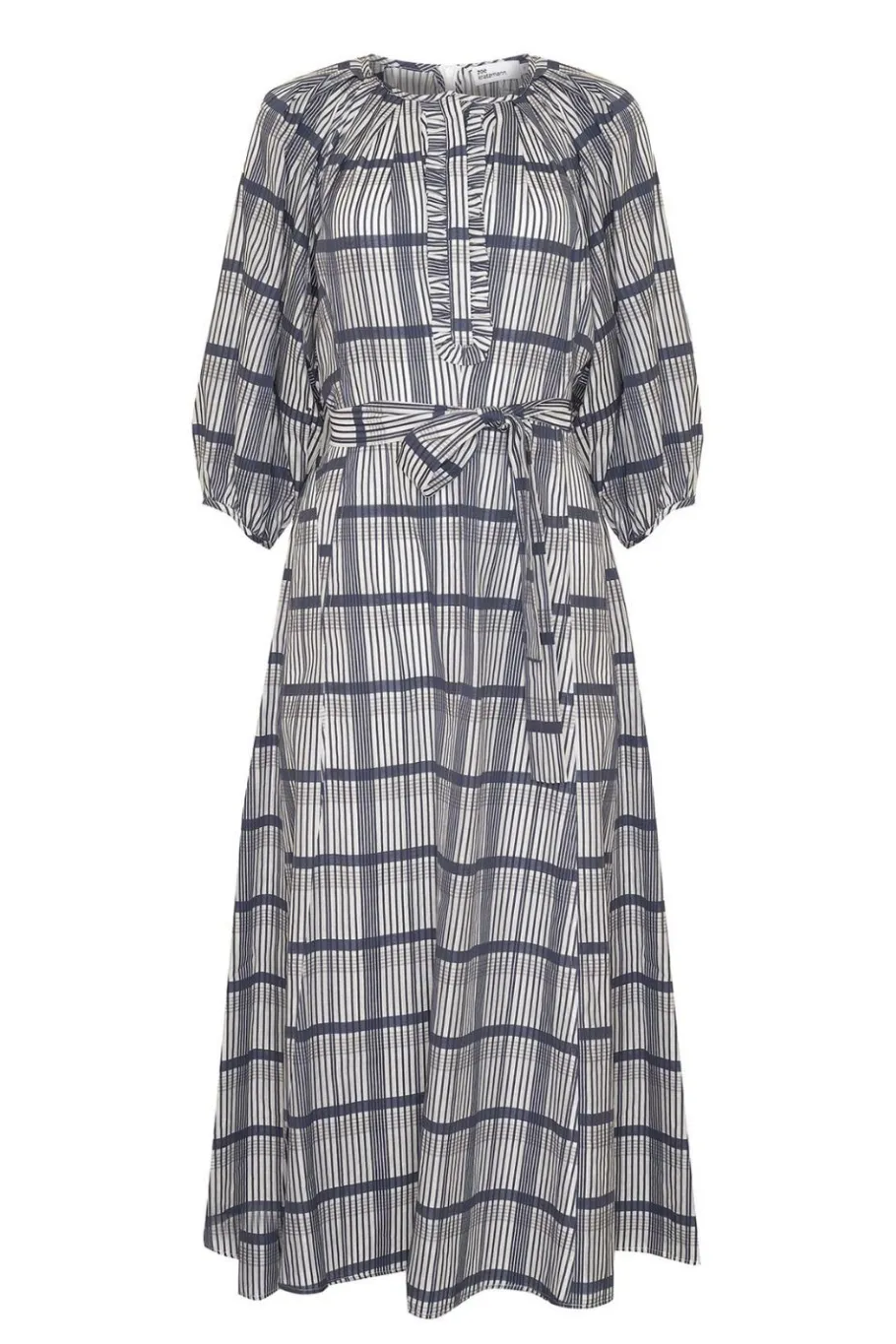 Regard Dress-Ink/Porcelain Check|zoe kratzmann Sale