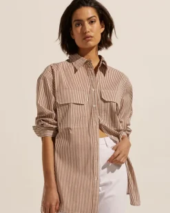 Reprieve Top-Cafe Stripe|zoe kratzmann Discount