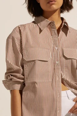Reprieve Top-Cafe Stripe|zoe kratzmann Discount