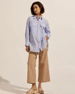 Reprieve Top-Ocean Stripe|zoe kratzmann Sale