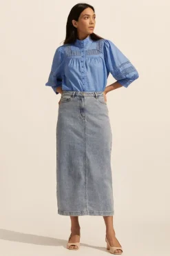 Restore Top-Azure|zoe kratzmann Clearance