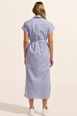 Rote Dress-Cobalt Stripe|zoe kratzmann Discount