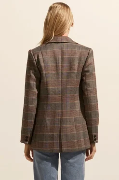 Scout Jacket-Clay Check|zoe kratzmann Best