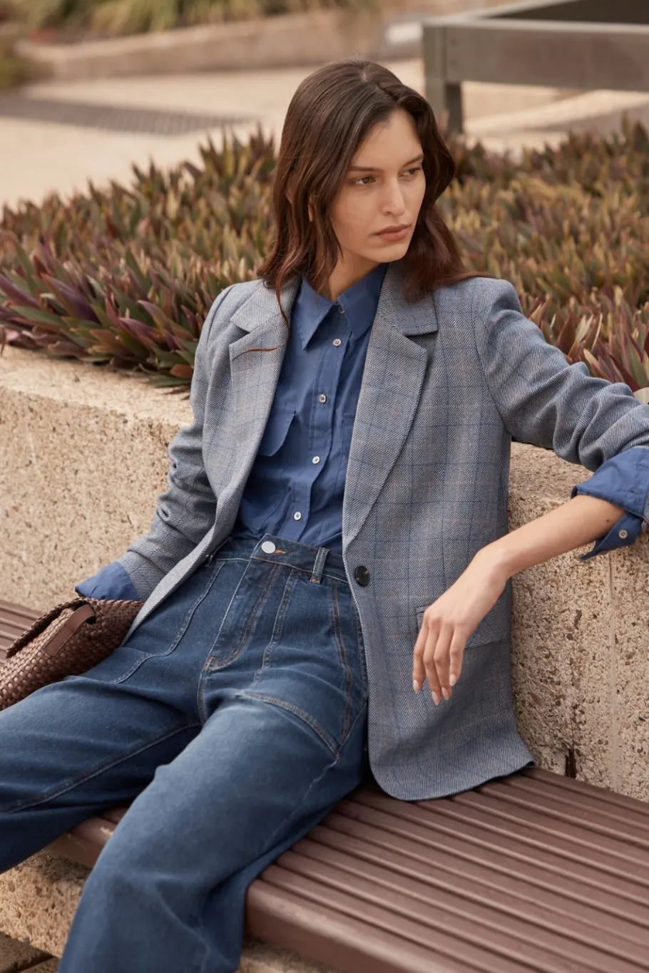 Scout Jacket-Sapphire Check|zoe kratzmann Online