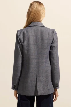 Scout Jacket-Sapphire Check|zoe kratzmann Online