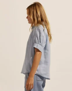 Serene Top-Sky|zoe kratzmann