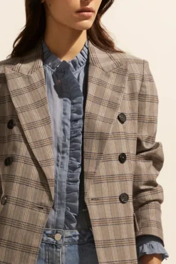 Spurt Jacket-Mousse Check|zoe kratzmann Sale