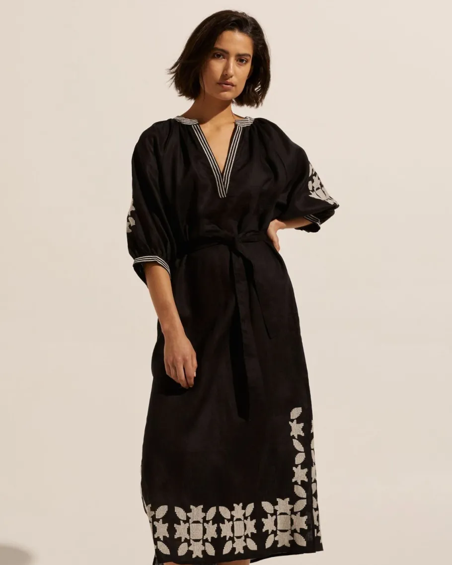 Sundial Dress-Black|zoe kratzmann Hot