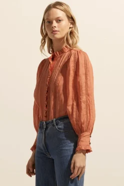 Swoon Top-Apricot|zoe kratzmann Clearance