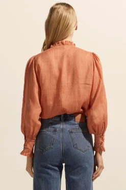 Swoon Top-Apricot|zoe kratzmann Clearance