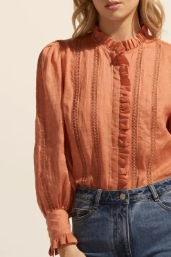 Swoon Top-Apricot|zoe kratzmann Clearance