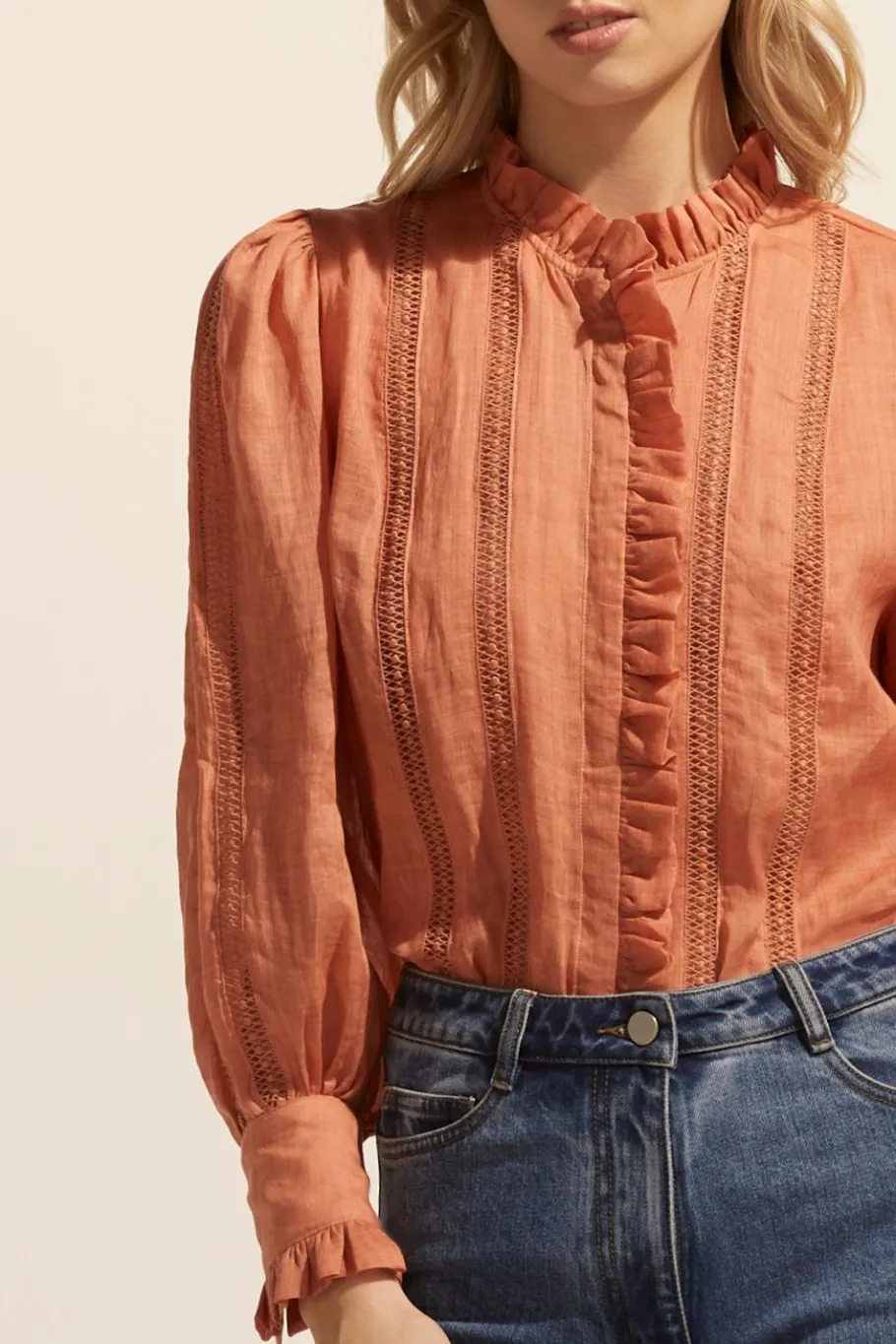 Swoon Top-Apricot|zoe kratzmann Clearance
