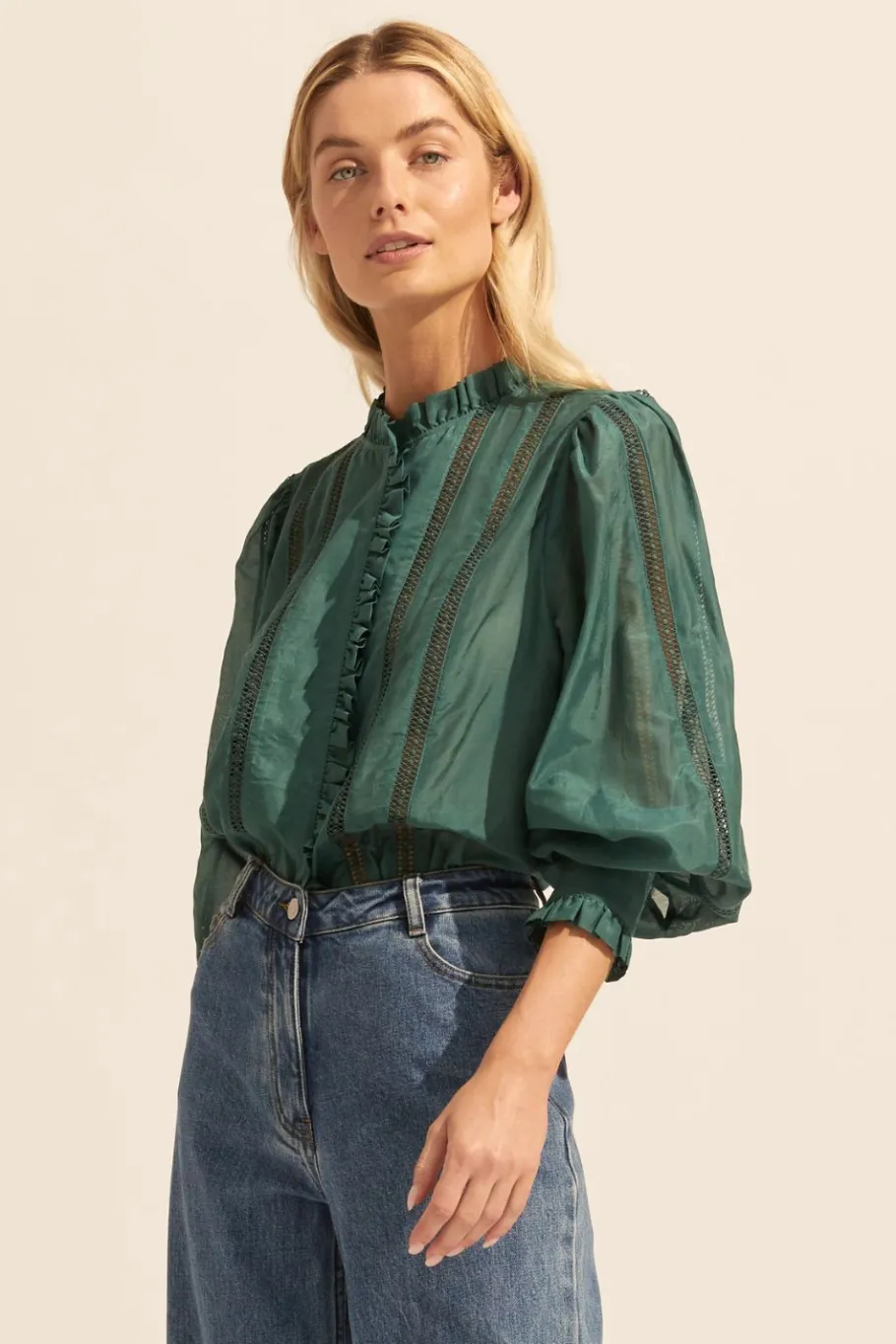 Swoon Top-Green|zoe kratzmann Hot