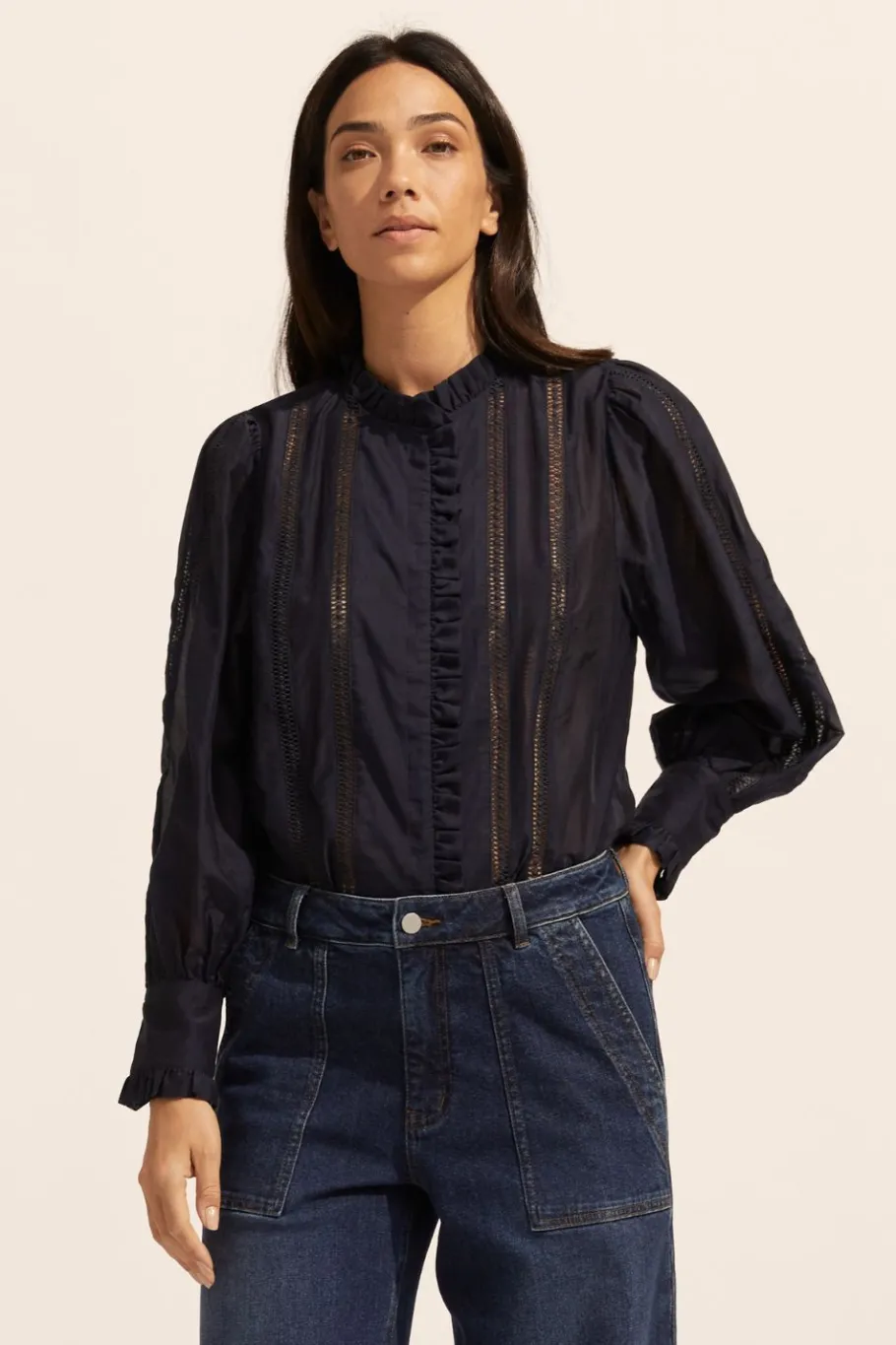 Swoon Top-Indigo|zoe kratzmann Clearance