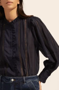 Swoon Top-Indigo|zoe kratzmann Clearance