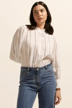 Swoon Top-Porcelain|zoe kratzmann New