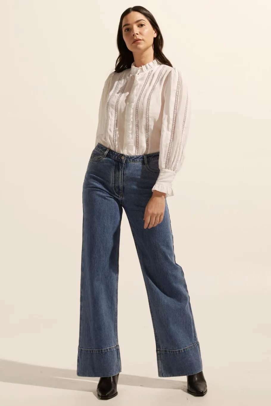 Swoon Top-Porcelain|zoe kratzmann New