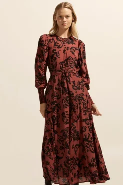 Tangent Dress-Clay Floral|zoe kratzmann Online