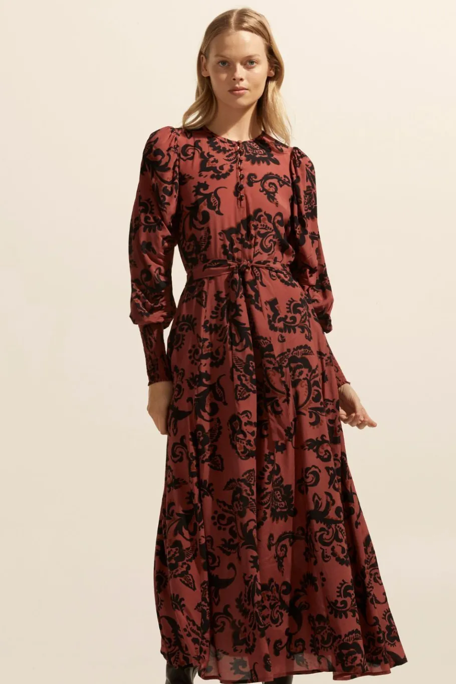 Tangent Dress-Clay Floral|zoe kratzmann Online