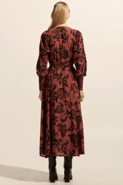 Tangent Dress-Clay Floral|zoe kratzmann Online